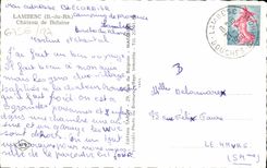 CPM Lambesc Chateau de Bidaine
