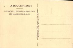 CPA Martigues Paysages Et Pierres De Provence Baetaux