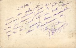 VINTAGE POSTCARD Living room Plasse Morning Fogs