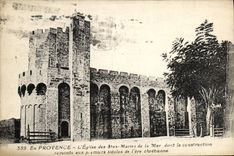 CPA Les Saintes Maries De La Mer En Provence L'Eglise des Stes Maries de la Mer 