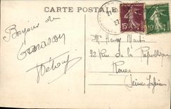 CPA Tarascon Vue Generale Le Rhone Le Pont et Chateau du roi Rene Bateau 