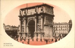 CPA Marseille La porte d'Aix 