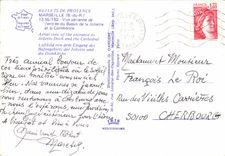 CPA Marseille Vue Generale de L'Entree du Bassin de la Joliette et la Cathedrale