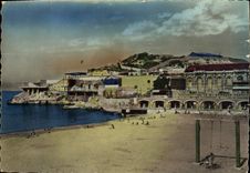 CPA Marseille La Plage et L'Etablissement de Bains