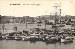 CPA Marseille Un Coin du Vieux Port Bateaux