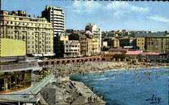 CPM Marseille promenade de la Comiche Plage des Catalans
