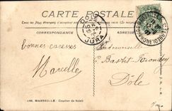 CPA Marseille Coucher de Soleil