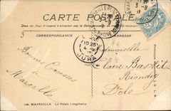 CPA Marseille Le Palais Longchamp
