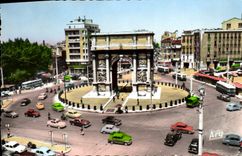 CPA Marseille La Porte d'Aix et Place Jules Guesde