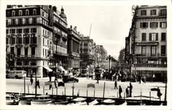 CPA Marseille Le Quai des Belges et la Canebiere