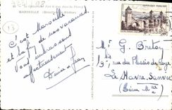 CPM Marseille La cathedrale Fort St Jean