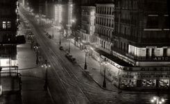 CPM Marseille la nuit La Canebiere 