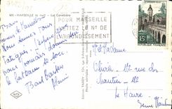 CPM Marseille la nuit La Canebiere 