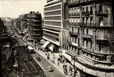 CPM Marseille La Canebiere au Carrefour des Boulevards Garibaldi et Dugommier 