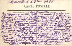 CPA Marseille Fontaine de Danaides Eglise des Reformes 
