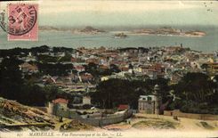 CPA Marseille Vue Panoramique et les lles 