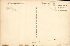 CPA Marseille Le Phare de la Desirade Depart d'une Courrier de Chine Bateau 