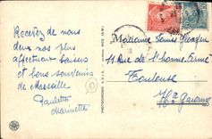 CPA Marseille La Cathedrale La Tour du Fort St Jean 