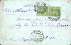 CPA Marseille Le Vieux Port et Notre Dame de la Garde 