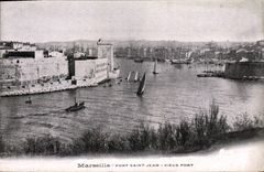 CPA Marseille Fort Saint Jean Vieux Port 