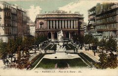 CPA Marseille Place de la Bourse 