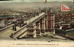 CPA Marseille Panorama pris de N D de la Garde 
