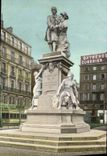 CPA Marseille Le monument Pierre Puget Publicite Oxygene Cusenier