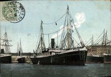 CPA Marseille Bateau Transatlantique 