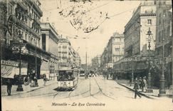 CPA Marseille La Rue Cannebiere Tramway
