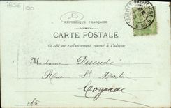 POSTAL Marsella de la VENDIMIA la plataforma de envío de los barcos del transporte marítimo