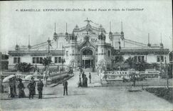 CPA Marseille Exposition Coloniale Grand palais et ponts de l'Indo Chine 