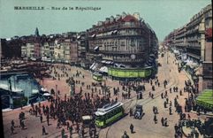 CPA Marseille Rue de la Rebublique 