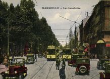 CPA Marseille La Canebiere Tramway