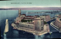 CPA Marseille Le Fort St Jean 