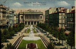 CPA Marseille Le Square de la Bourse 