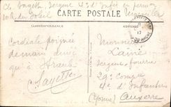 La POSTAL Marsella de la VENDIMIA vista en el puerto y el puente tiene barcos de Transbordeur