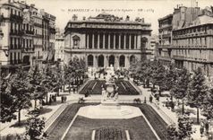 CPA Marseille La Bourse et le Square 