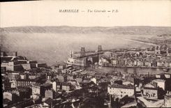 CPA Marseille Vue Generale 