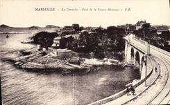 CPA Marseille La Corniche Pont de la Fausse Monnaie 