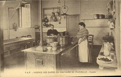 CPA S A P Hospice des Dames du Calvaire de Marseille