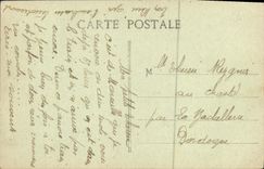 POSTAL Marsella de la VENDIMIA una esquina del puerto viejo y del NR D de los barcos de protector