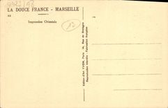 CPA Marseille Impression Orientale 