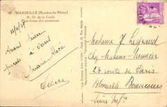 POSTAL Marsella NR D de la VENDIMIA de la plataforma del protector de los elevadores