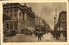 CPA Les Petits Tableaux de Marseille La Cannebiere et la Bourse 