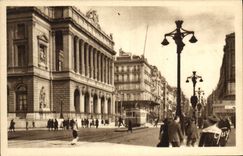 CPA Marseille La Bourse et la Canebiere 