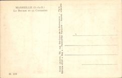 CPA Marseille La Bourse et la Canebiere 