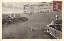 CPA Marseille entree du vieux port