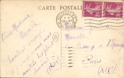 CPA Marseille N D de la Garde vue a travers les pins 