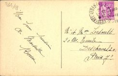 CPA Marseille Le Pont Transbordeur et le fort Saint Jean Bateaux