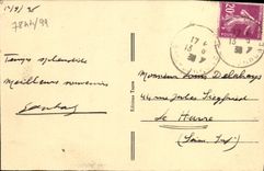 CPA Marseille Le Vieux Port vu du Pont Transbordeur 